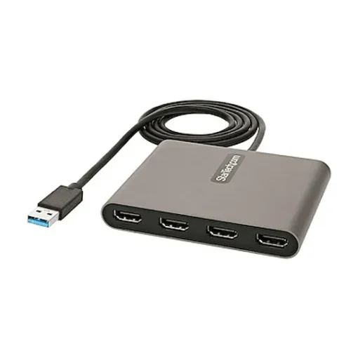 Startech Adaptador Usb 3.0 A 4 Puertos Hdmi 1080P A 60Hz Conversor Multimonitor USB32HD4