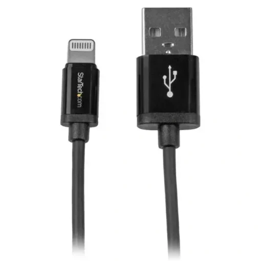Startech Cable 1M Lightning 8 Pin A Usb 2.0 Para Apple Ipod Iphone Ipad (MPN USBLT1MB, Cables, adaptadores y accesorios para pantallas) img-1