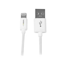 Startech Cable 30Cm Lightning Usb Blanco (MPN USBLT30CMW, Accesorios para portátiles) img-1