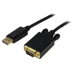 Startech Cable 91Cm De Video Adaptador Conversor Displayport Dp A Vga (MPN DP2VGAMM3B, Cables, adaptadores y accesorios para pantallas) img-1