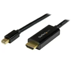 Startech Cable Adaptador Mini DisplayPort a HDMI 3m, 4K, Pasivo (MPN MDP2HDMM3MB, Cables, adaptadores y accesorios para pantallas) img-1