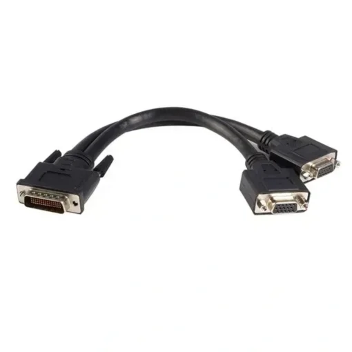 Startech Cable De 20Cm Lfh59 Dms-59 A Doble Pantalla Vga Dms59 Macho 2X Hd15 (MPN DMSVGAVGA1, Cables, adaptadores y accesorios para pantallas) img-1