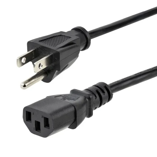 Startech Cable De 3M De Alimentación Estándar Para Computadora Nema 5-15P A C13 (MPN PXT101_10, Adaptadores y cables internos para PC) img-1