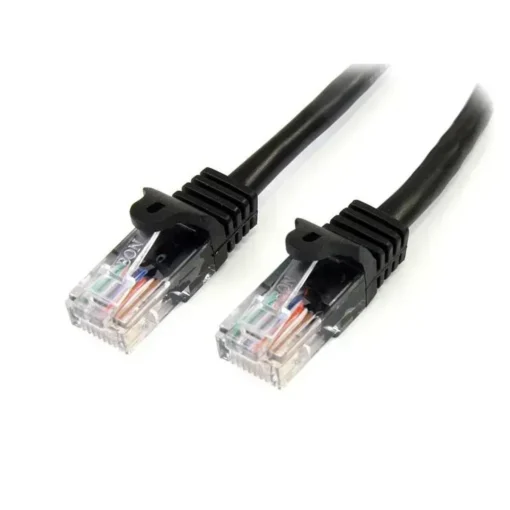 Startech Cable De 5M De Red Ethernet Cat5E Rj45 Sin Traba Snagless Negro (MPN 45PAT5MBK, Cables De Red) img-1