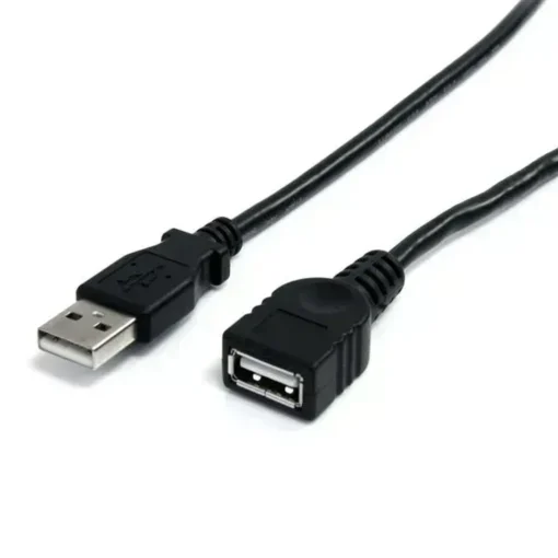 Cable Extensión USB Startech 0.91m USB 2.0 Macho a Hembra, Negro (MPN USBEXTAA3BK, Cables y accesorios para PC) img-1