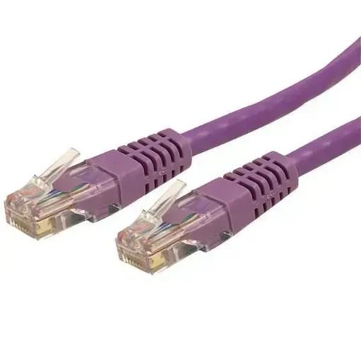 Startech Cable de Red 3m Cat6, UTP, RJ45, Gigabit Ethernet, púrpura (MPN C6PATCH10PL, Cables De Red) img-1