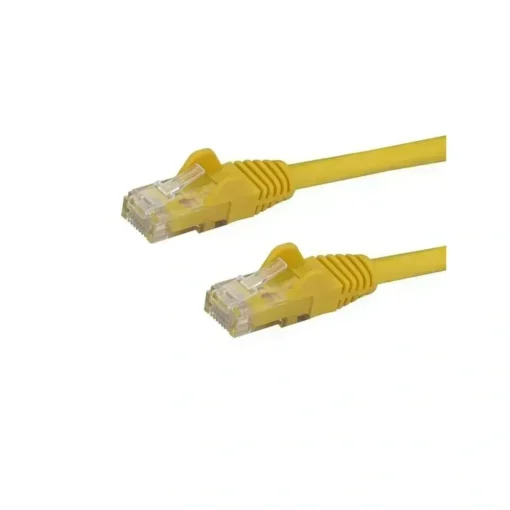 Cable Red 30cm Cat6 Gigabit Startech, Amarillo, RJ45, Snagless (MPN N6PATCH1YL, Cables De Red) img-1