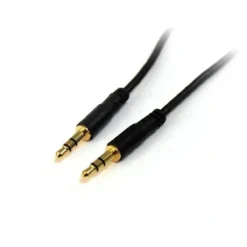 Cable Audio Startech 4.5m, Estéreo 3.5mm, Negro, Chapado Oro (MPN MU15MMS, Cables y accesorios de audio) img-1