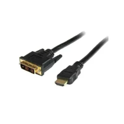 Startech Cable Hdmi A Dvi 1M Dvi-D Macho Hdmi Macho Adaptador Negro (MPN HDDVIMM1M, Cables, adaptadores y accesorios para pantallas) img-1