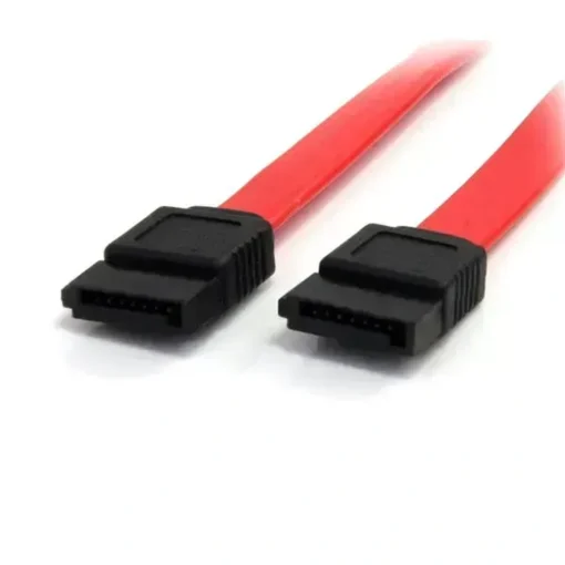 Startech Cable Sata 0,45M Rojo 18 in Cable Serial Ata (MPN SATA18, Adaptadores y cables internos para PC) img-1