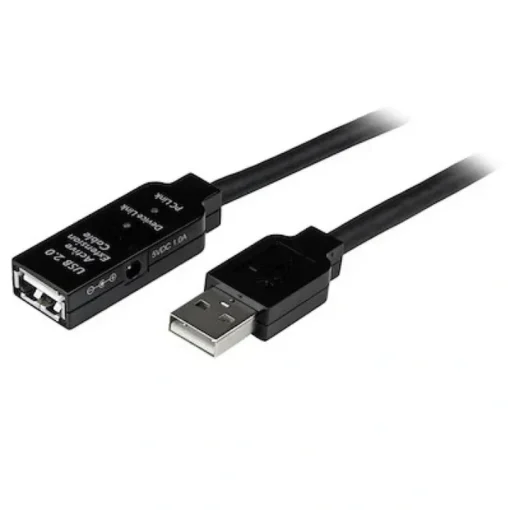 Startech Cable Usb 2.0 De Extensión Alargador Activo De 5 Metros Macho A Hembra (MPN USB2AAEXT5M, Cables y accesorios para PC) img-1