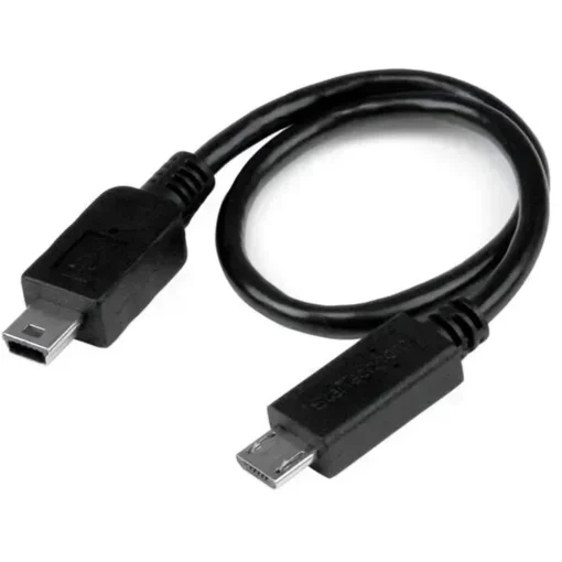Startech Cable Usb Otg De 20Cm Cable Adaptador Micro Usb A Mini Usb Macho A (MPN UMUSBOTG8IN, Accesorios para portátiles) img-1