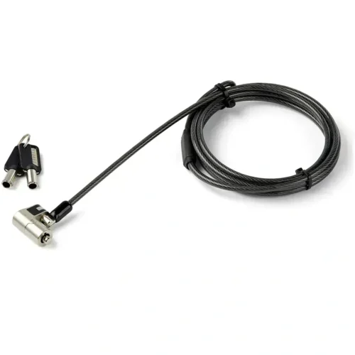 Cable Seguridad Startech 2M, Ranura K-Slot, Llave, Negro (MPN LTULOCKKEY, Candados y cables de seguridad) img-1