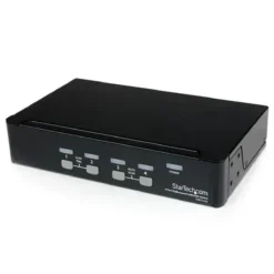 Conmutador KVM Startech 4 puertos VGA USB, res. máx. 1920x1440, montable en rack (MPN SV431USB, Cables, adaptadores y accesorios para pantallas) img-1