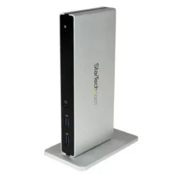 Startech Docking Station Usb 3.0 Para Dos Pantallas Con Dvi Y Soporte (MPN USB3SDOCKDD, Bases Notebook) img-1