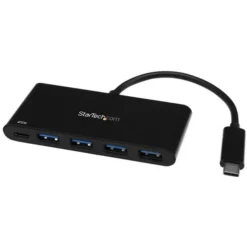 Startech Hub Concentrador Usb 3.0 De 4 Puertos Con Pd Entrega De Potencia HB30C4AFPD img-1