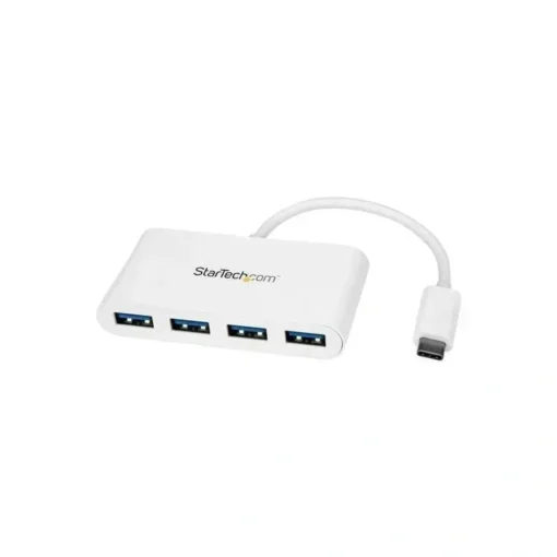 Hub Startech 4 Puertos USB 3.0, USB-C a USB-A, almacenamiento portátil (MPN HB30C4ABW, Adaptadores, HUBs y Dockings) img-1