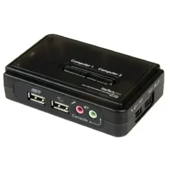 Kit KVM StarTech 2-Puertos USB Audio y Video VGA, Alimentación USB (MPN SV211KUSB, Cables, adaptadores y accesorios para pantallas) img-1