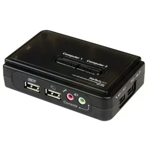 Kit KVM StarTech 2-Puertos USB Audio y Video VGA, Alimentación USB (MPN SV211KUSB, Cables, adaptadores y accesorios para pantallas) img-1