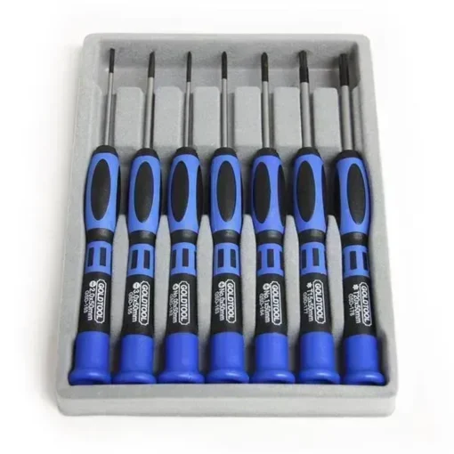 Kit Destornilladores Startech de Precisión, 7 Piezas, Torx, Azul (MPN CTK100P, Racks) img-1