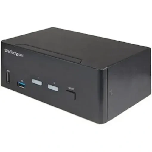 Startech Switch Conmutador Kvm De 2 Puertos Hdmi 2.0 4K Para 2 Monitores Vídeo (MPN SV231DHU34K6, Cables, adaptadores y accesorios para pantallas) img-1