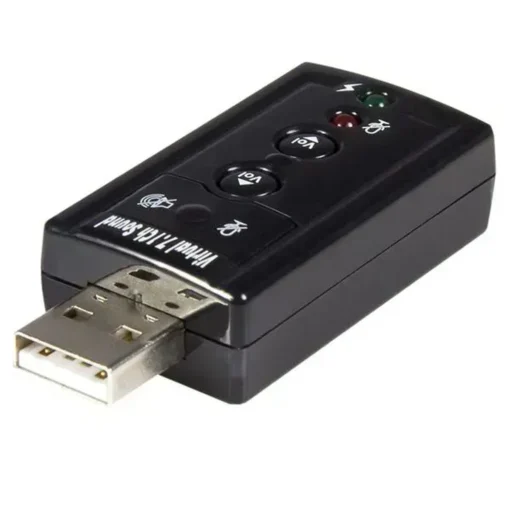Startech Tarjeta De Sonido 7.1 Virtual Usb Externa Adaptador Convertidor (MPN ICUSBAUDIO7, Tarjetas de expansión PCI para PC) img-1