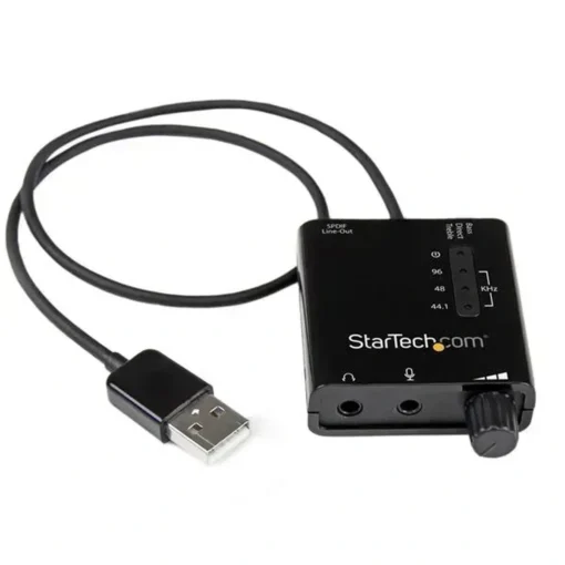 Startech Tarjeta De Sonido EstÉReo Usb Externa Adaptador Conversor (MPN ICUSBAUDIO2D, Tarjetas de expansión PCI para PC) img-1