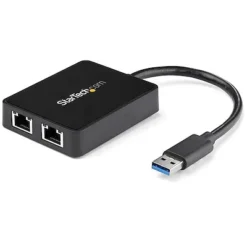 Startech Usb 3 Dual Port Gigabit Ethernet Adapter NIC USB32000SPT