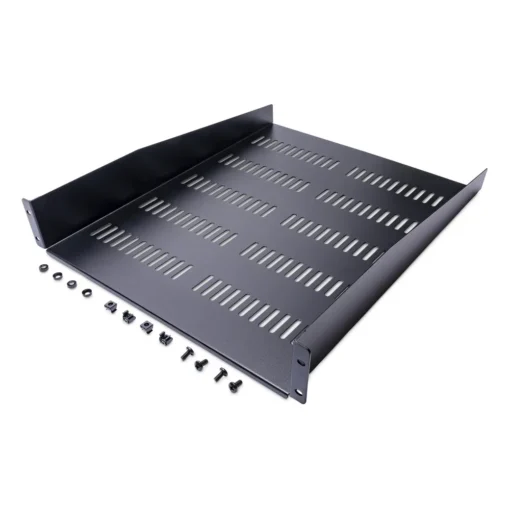 Startech repisa fija para rack de 22" con ventilación, 2U, para servidor,rack, CABSHELF22V img-1