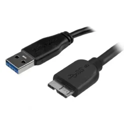 StartechCable Micro Usb 3.0 Delgado De 2M (MPN USB3AUB2MS, Accesorios para portátiles) img-1