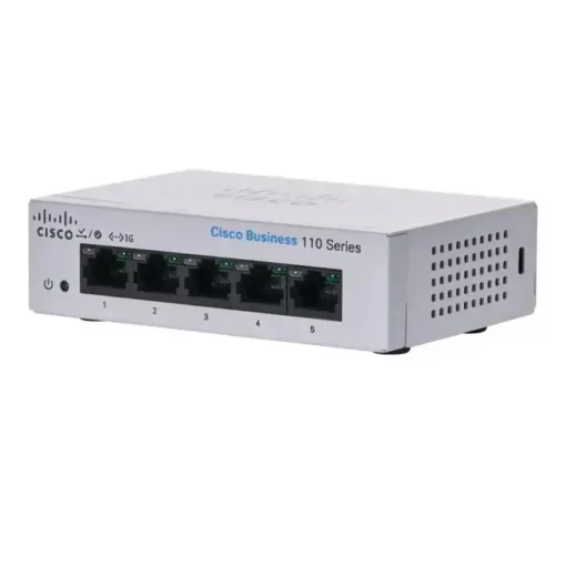 Switch Cisco Business 110-5T-D, 5 Puertos RJ45 CBS110-5T-D-NA