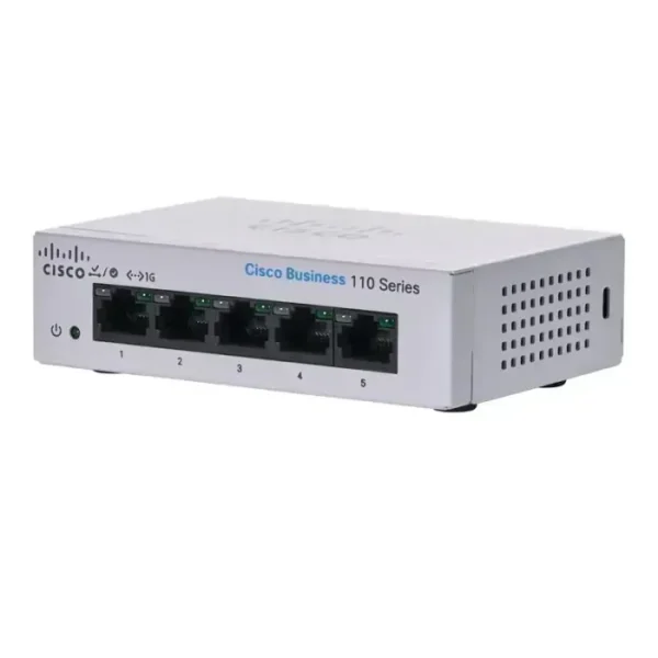 Switch Cisco Business 110-5T-D, 5 Puertos RJ45 CBS110-5T-D-NA img-1