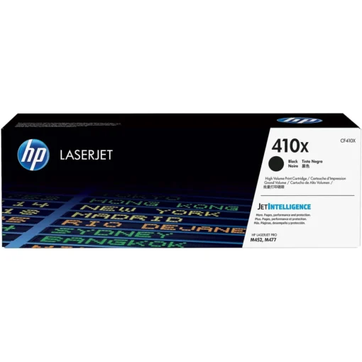 Tóner HP 410X Negro LaserJet, Alto rendimiento, 6500 pág., JetIntelligence (MPN CF410X, Suministros para impresoras) img-1