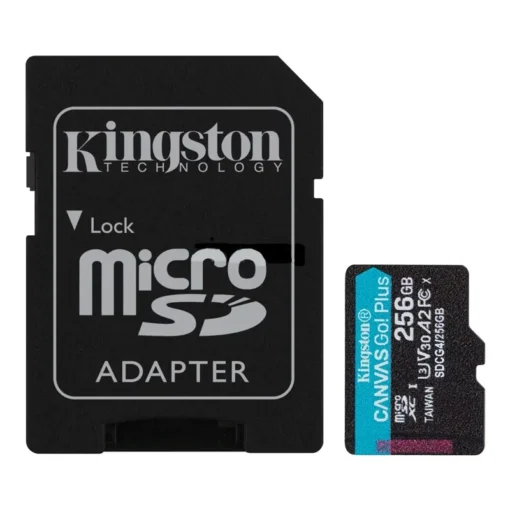 Tarjeta De Memoria Kingston Canvas Go Plus Gen4 256Gb, 200 Mb/S, A2 U3 V30 (MPN SDCG4/256GB, Tarjetas Micro SD) img-1