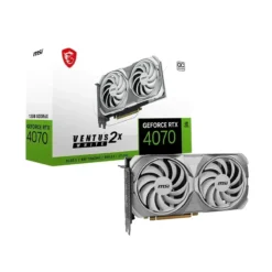 Tarjeta De Video MSI 12GB, GDDR6X (MPN GEFORCE RTX 4070 VENTUS 2X WHITE 12G OC, Tarjetas gráficas para PC) img-1