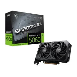 Tarjeta De Video Msi Geforce Rtx 5060 Shadow 2X Oc De 8Gb Gddr7 (MPN RTX 5060 8G SHADOW 2X OC, Tarjetas gráficas para PC) img-1