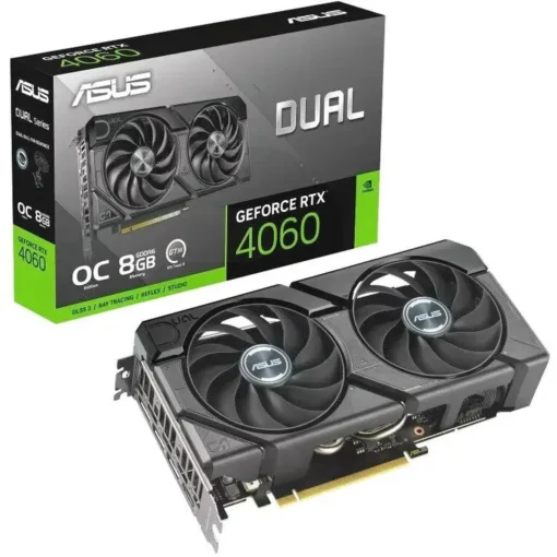 Tarjeta Gráfica ASUS DUAL RTX4060 O8G EVO 8GB GDDR6 (MPN DUAL-RTX4060-O8G-EVO, Tarjetas gráficas para PC) img-1