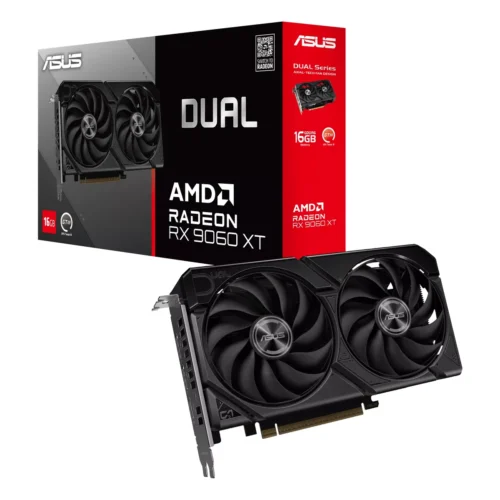 Tarjeta Gráfica ASUS Dual AMD Radeon RX 9060 XT 16GB GDDR6 128-bit (MPN DUAL-RX9060XT-16G, Tarjetas gráficas para PC) img-1
