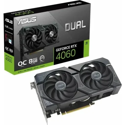 Tarjeta Gráfica ASUS Dual GeForce RTX 4060 V2 OC Edition 8GB GDDR6 90YV0JC4-MVAA00