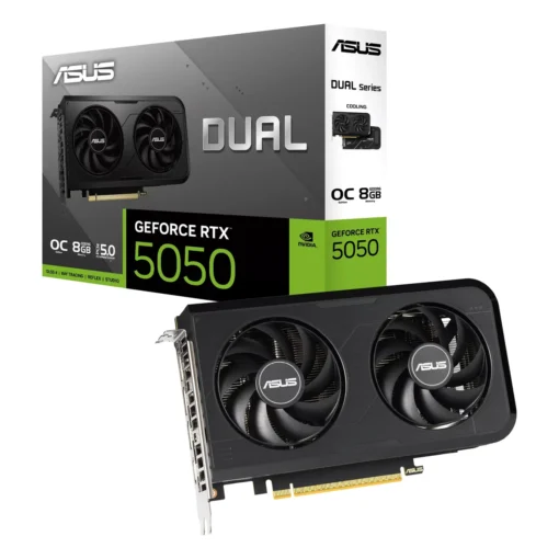 Tarjeta Gráfica ASUS Dual GeForce RTX™ 5050 8GB GDDR6 OC Edition (MPN DUAL-RTX5050-O8G, Tarjetas gráficas para PC) img-1