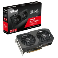 Tarjeta Gráfica ASUS Dual Radeon RX 6600 V2 8GB GDDR6 (MPN DUAL-RX6600-8G-V2, Tarjetas gráficas para PC) img-1