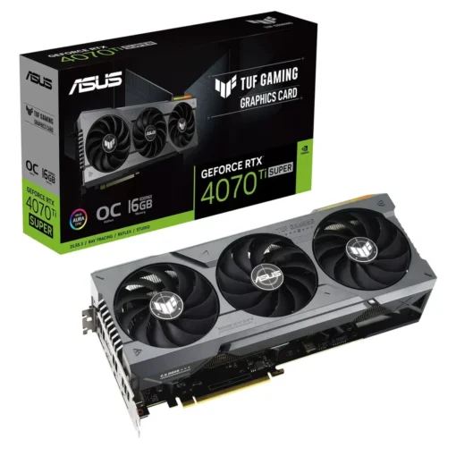 Tarjeta Gráfica ASUS TUF GAMING Geforce RTX 4070 Ti SUPER OC, 16GB GDDR6X (MPN TUF-RTX4070TIS-O16G-GAMING, Tarjetas gráficas para PC) img-1