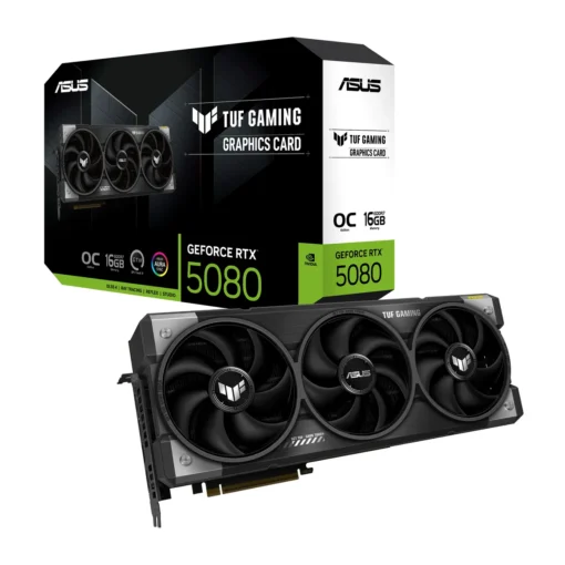 Tarjeta Gráfica ASUS TUF Gaming GeForce RTX 5080 OC 16GB GDDR7 256-bit (MPN TUF-RTX5080-O16G-GAMING, Tarjetas gráficas para PC) img-1