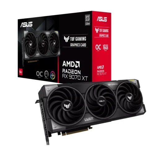 Tarjeta Gráfica ASUS TUF Gaming Radeon RX 9070 XT OC Edition 16GB GDDR6 256-bit (MPN TUF-RX9070XT-O16G-GAMING, Tarjetas gráficas para PC) img-1