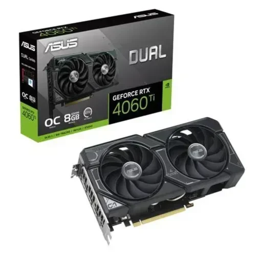 Tarjeta Gráfica Asus Dual Geforce RTX™ 4060 Ti OC Edition, 8GB GDDR6 (MPN DUAL-RTX4060TI-O8G, Tarjetas gráficas para PC) img-1