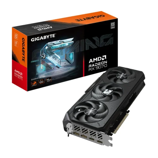 Tarjeta Gráfica Gigabyte AMD Radeon RX 9070 GAMING OC 16GB GDDR6 (MPN GV-R9070GAMING OC-16GD, Tarjetas gráficas para PC) img-1