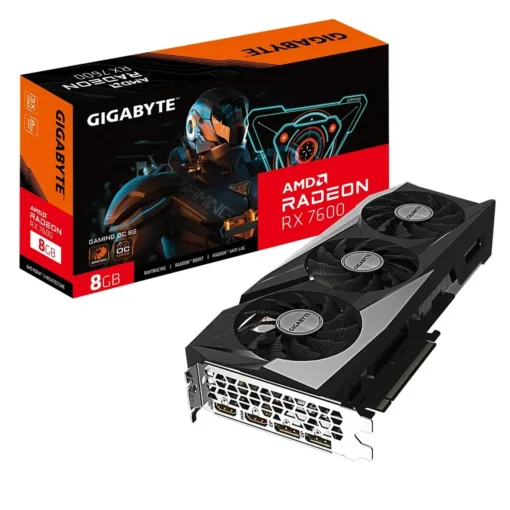 Tarjeta Gráfica Gigabyte Amd Radeon RX 7600 Gaming OC 8GB (MPN GV-R76GAMING OC-8GD, Tarjetas gráficas para PC) img-1