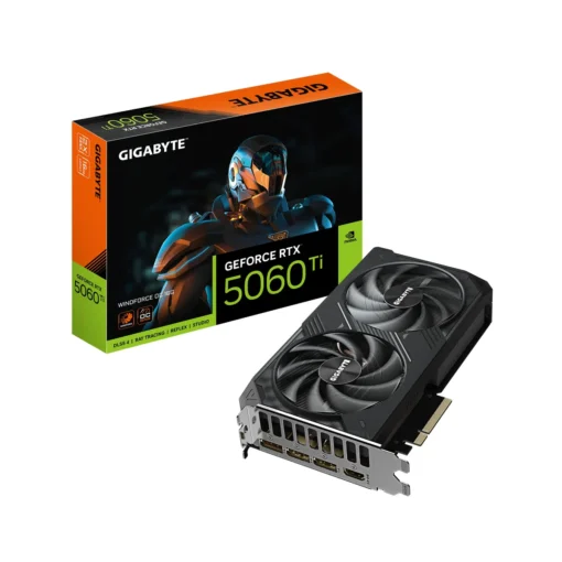 Tarjeta Gráfica Gigabyte GeForce RTX 5060 Ti WINDFORCE OC 16GB GDDR7 128-bit (MPN GV-N506TWF2OC-16GD, Tarjetas gráficas para PC) img-1