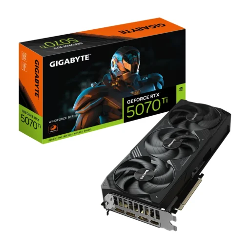 Tarjeta Gráfica Gigabyte GeForce RTX 5070 Ti WINDFORCE SFF 16GB GDDR7 256-bit (MPN GV-N507TWF3-16GD, Tarjetas gráficas para PC) img-1