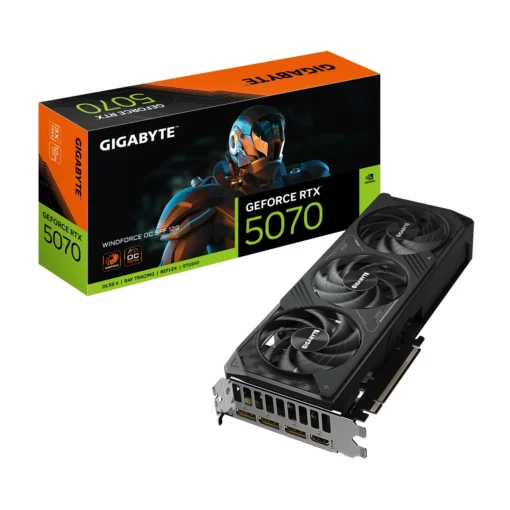 Tarjeta Gráfica Gigabyte GeForce RTX 5070 WINDFORCE OC SFF 12GB GDDR7 (MPN GV-N5070WF3OC-12GD, Tarjetas gráficas para PC) img-1